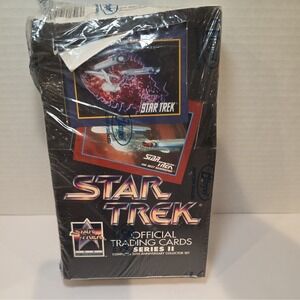 1991 Star Trek 25th Anniversary Series II Trading Card Box Factory Sealed Impel